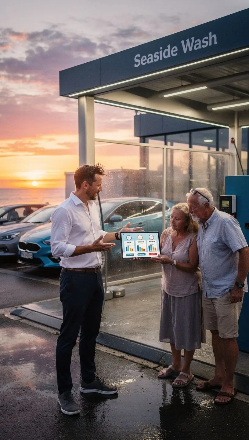 Autopesu teenusepakkujad ja nende pakutavad liikmelisuse eelised visuaalselt.